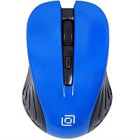 картинка Oklick 545MW Мышь беспроводная USB, чёрный/синий от магазина Интерком-НН