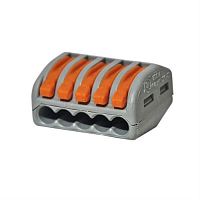 картинка Wago 222-415 Клемма Cu 32A 5-отверстий подключения от магазина Интерком-НН
