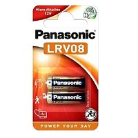 картинка Panasonic LRV08L/2BP Cell Power элемент питания (батарейка) 12V, LRV08 23A (упаковка 2 шт) от магазина Интерком-НН