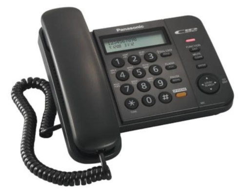 картинка Panasonic KX-TS2358RUB проводной телефон, цвет черный от магазина Интерком-НН фото 2