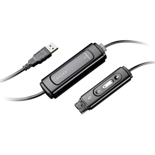 картинка PL-DA45 Адаптер USB для телефонной гарнитуры Plantronics DA45  от магазина Интерком-НН