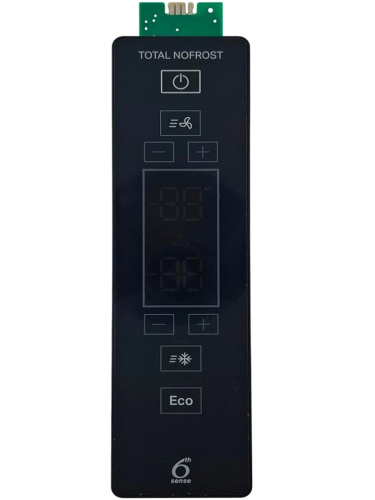 картинка Indesit C00525862 панель управления в сборе с платой для холодильника Whirlpool WTNF902W от магазина Интерком-НН