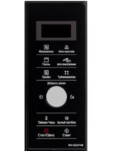 картинка Panasonic F630YBW60BZP Сенсорная панель для СВЧ (микроволновой печи) NN-GD37HB ZPE от магазина Интерком-НН