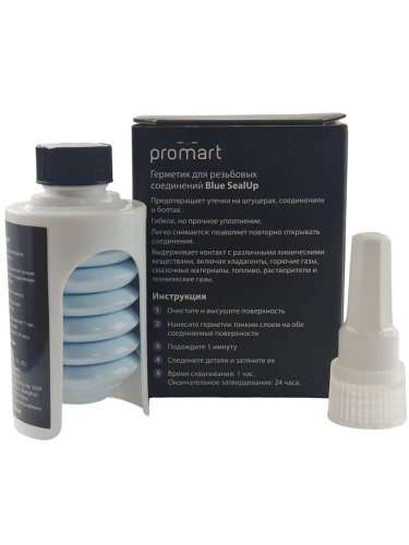 картинка Promart Blue SealUp герметик для резьбовых соединений (30мл) от магазина Интерком-НН фото 2