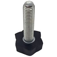 картинка Ножка (регулируемая резьбовая опора) D22-М8х35 (шестигранная)  от магазина Интерком-НН