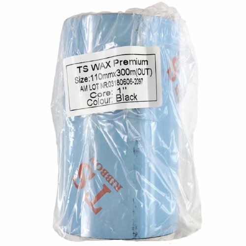 картинка Красящая лента TS WAX Premium 300м/110мм/110мм/1" out от магазина Интерком-НН фото 3