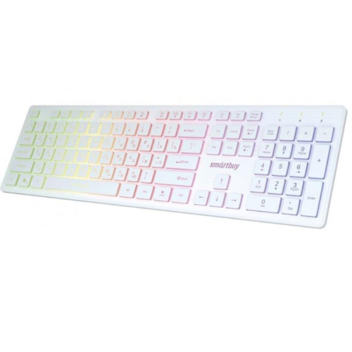 картинка Smartbuy Клавиатура проводная с подсветкой клавиш SmartBuy SBK-305U-W белая от магазина Интерком-НН