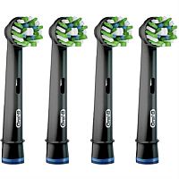 картинка Braun Oral-B EB50-4BRB (4210201325444, 80348201) Насадка Cross Action для зубной щетки 4шт, чёрные от магазина Интерком-НН