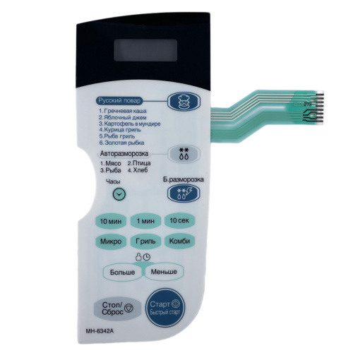 картинка LG 3506W1A373A Сенсорная панель управления СВЧ печи MH-6342A белый от магазина Интерком-НН фото 2