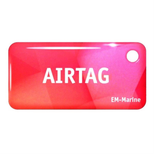 картинка EM-Marine AIRTAG Standart RFID-брелок (125кГц), 25x51x3.8мм (красный) от магазина Интерком-НН