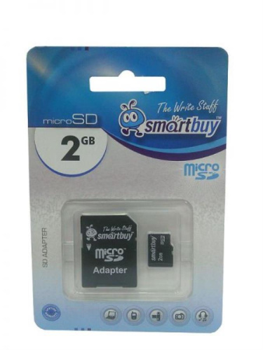 изображение Память Micro SD 2Gb Smart Buy (SD adapter) магазин Компании Интерком-НН картинка Память Micro SD 2Gb Smart Buy (SD adapter) от магазина Интерком-НН