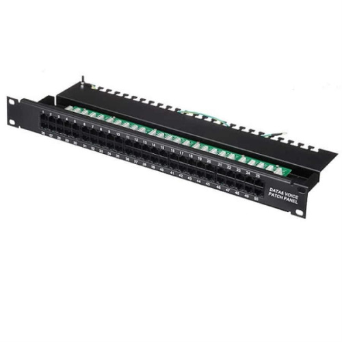 картинка Патч-панель телефонная UTP, 19", 50 портов RJ45, cat.3, 1U, Krone Type, "L" от магазина Интерком-НН