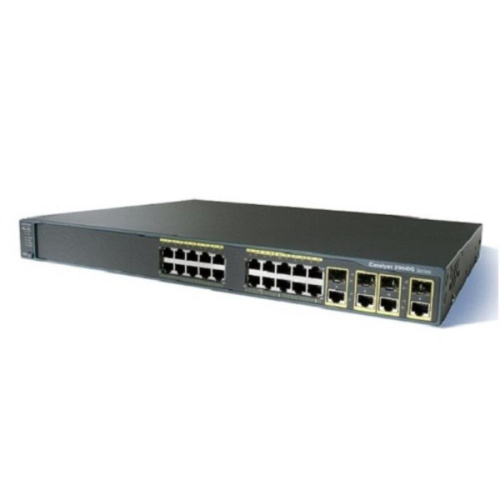 изображение Коммутатор Cisco Catalyst WS-C2960G-24TC-L БУ сетевой коммутатор 24 x FE RJ-45, 4 x combo SFP Б/У магазин Компании Интерком-НН картинка Коммутатор Cisco Catalyst WS-C2960G-24TC-L БУ сетевой коммутатор 24 x FE RJ-45, 4 x combo SFP Б/У от магазина Интерком-НН