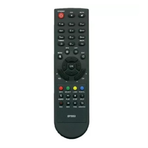 изображение Huayu DTS53/DTS54 [19590) Пульт дистанционного управления (ПДУ) для ресивера Триколор DTS53 магазин Компании Интерком-НН картинка Huayu DTS53/DTS54 [19590) Пульт дистанционного управления (ПДУ) для ресивера Триколор DTS53 от магазина Интерком-НН