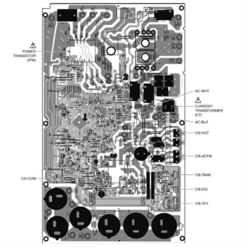 картинка Panasonic CWA73C7678R Плата управления (MAIN) наружного блока кондиционера  CU-E18PKD 04.12.2018  от магазина Интерком-НН фото 2