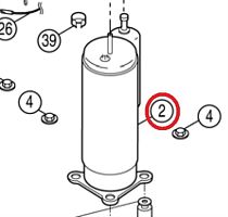 картинка Panasonic 5JS330PBA21 Компрессор кондиционера Panasonic CU-B28DBE8, CU-J28DBE8, CU-J28DBP8 от магазина Интерком-НН