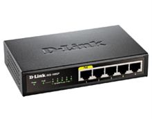 картинка D-Link DES-1005P Коммутатор с 5 портами 10/100 Мбит/с  с одним портом PoE от магазина Интерком-НН