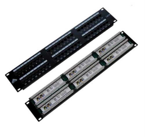 изображение Патч-панель 19" с задним органайзером, 2U, 48 порта RJ45, кат. 5e MX-PP-48-2U-5E-DUAL магазин Компании Интерком-НН картинка MX-PP-48-2U-5E-DUAL Патч-панель 19" с задним органайзером, 2U, 48 порта RJ45, кат. 5e от магазина Интерком-НН