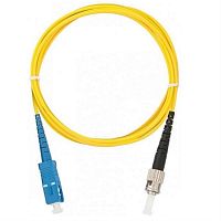 картинка Патч-корд оптический (optic patch cord) ST/UPC-SC/UPC SM 9/125 одномодовый (singlemode, sm) 1 метр от магазина Интерком-НН
