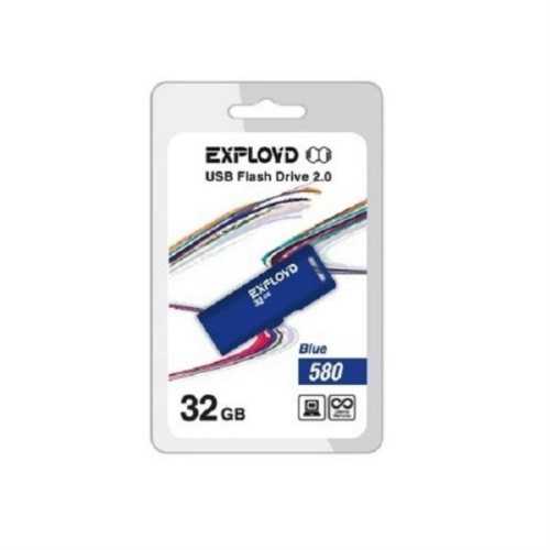 изображение Память USB 32Gb Exployd синий 580 (EX-32GB-580-Blue) магазин Компании Интерком-НН картинка Память USB 32Gb Exployd синий 580 (EX-32GB-580-Blue) от магазина Интерком-НН