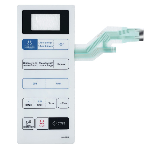 картинка Samsung DE34-00366A сенсорная панель управления для микроволновой печи (СВЧ) MW73AR от магазина Интерком-НН фото 2