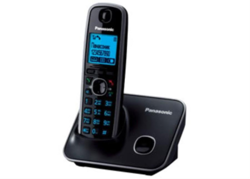 изображение Беспроводной телефон Panasonic KX-TG6611RUB DECT (радиотелефон) , цвет: черный магазин Компании Интерком-НН картинка Panasonic KX-TG6611RUB - Беспроводной телефон DECT (радиотелефон) , цвет: черный от магазина Интерком-НН