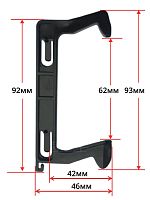 картинка Защелка, крючок двери C17L микроволновой печи Midea от магазина Интерком-НН