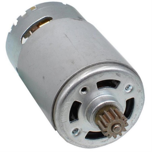 картинка 010191 А1 AEZHRS-550S-12VDC двигатель с шестерней 12 зубьев D=10мм для шуруповерта Интерскол, Bosch от магазина Интерком-НН фото 2