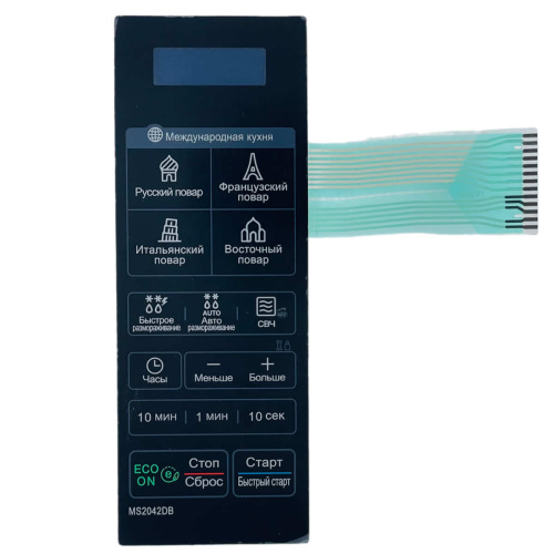 картинка LG MFM62977109 Сенсорная панель управления СВЧ MS2042DARB, MS20M47DARB, MW20R46DARB черный от магазина Интерком-НН