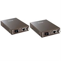 картинка D-Link DMC-920 (DMC-920T+ DMC-920R) комплект медиаконвертеров SM, SC, RJ-45 20км от магазина Интерком-НН