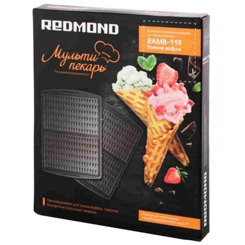 изображение Redmond RAMB-119 панель "тонкие вафли" 2шт (форма для вафельных трубочек) для мультипекаря 7 серии магазин Компании Интерком-НН картинка Redmond RAMB-119 панель "тонкие вафли" 2шт (форма для вафельных трубочек) для мультипекаря 7 серии от магазина Интерком-НН