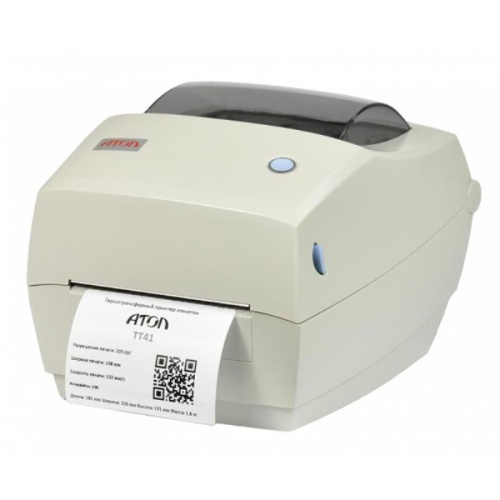 картинка АТОЛ ТТ42 термотрансферный принтер этикеток, 203 dpi, USB, RS232, Ethernet от магазина Интерком-НН