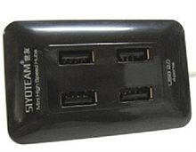 картинка Разветвитель на 4 порта USB hub (черный) от магазина Интерком-НН