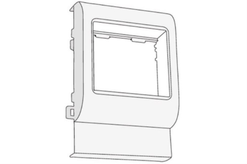 картинка PDA-BN 80 (10443) Рамка-суппорт под 2 модуля от магазина Интерком-НН