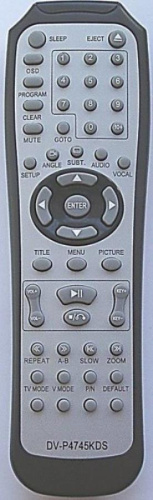 картинка Huayu DV-P4745KDS (16685) пульт дистанционного управления (ПДУ) для DVD Akai DV-P4745KDS от магазина Интерком-НН