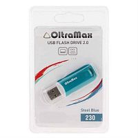 картинка Память USB 8Gb OltraMax 230 синий (OM8GB230-Blue) от магазина Интерком-НН