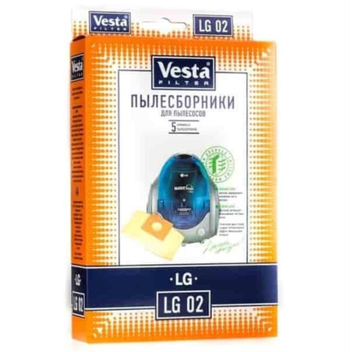 изображение Vesta filter LG02 комплект мешков-пылесборников бумажных (5шт) для пылесоса LG магазин Компании Интерком-НН картинка Vesta filter LG02 комплект мешков-пылесборников бумажных (5шт) для пылесоса LG от магазина Интерком-НН