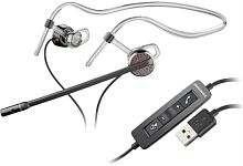 картинка Plantronics PL-C435M Проводная гарнитура  Black Wire USB от магазина Интерком-НН