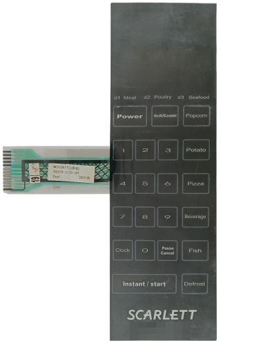 картинка MO2361TG Сенсорная панель для микроволновой СВЧ печи Scarlett SC-1700 Black  от магазина Интерком-НН