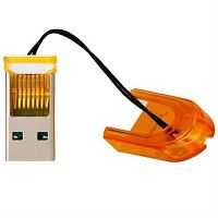 картинка Smartbuy SBR-710-O Картридер для карт MicroSD, оранжевый от магазина Интерком-НН