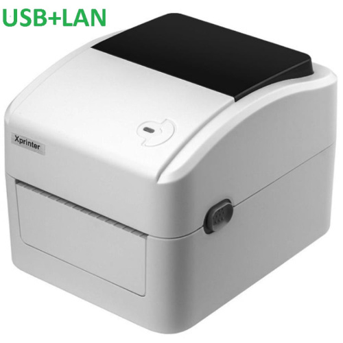 картинка Xprinter XP-420B USB+Ethernet, термопринтер этикеток, для термобумаги шириной 25-115 мм, белый от магазина Интерком-НН