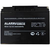 картинка ALARM FORCE FB 18-12 Аккумуляторная батарея (12В, 18А/ч) от магазина Интерком-НН