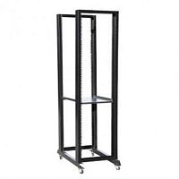 картинка Стойка 19" 42U двухрамная глубина 600мм, высота 2010мм, цвет черный (WT-2259-42U) от магазина Интерком-НН