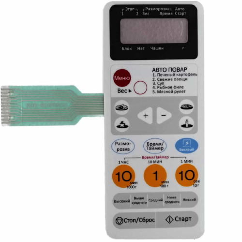 картинка Daewoo 3518512400 (KOR-810P0S(H)) Сенсорная панель для микроволновой печи свч KOR-810P от магазина Интерком-НН фото 4