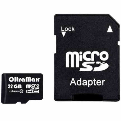 картинка Память microSDHC 32Gb OltraMax class10 с адаптером (OM032GCSDHC10-AD) от магазина Интерком-НН фото 2