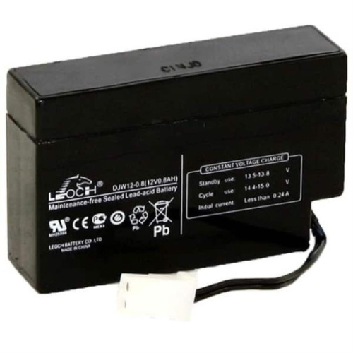 картинка Leoch DJW12-0.8 свинцово-кислотный аккумулятор 12 В, 0.8 Ач от магазина Интерком-НН