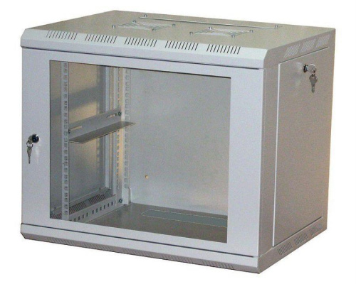 картинка Шкаф настенный 19", 12U, (600*450*635), собранный от магазина Интерком-НН