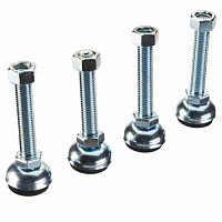 картинка Ножки регулируемые размер М12 (комплект 4 шт) для напольных шкафов и стоек от магазина Интерком-НН