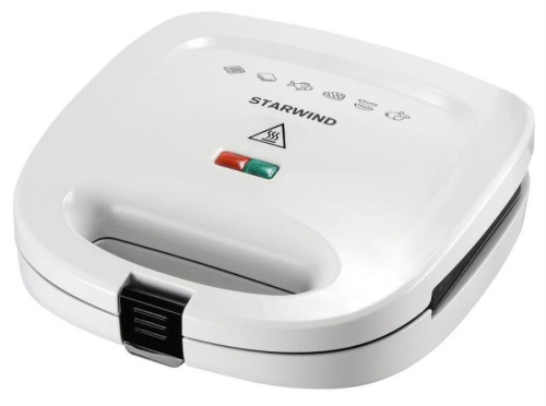 картинка Сэндвичница Starwind SSW8111 700Вт белый от магазина Интерком-НН