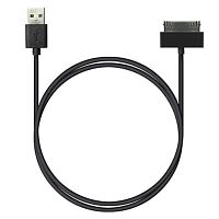 картинка Кабель USB Robiton P4-iphone4/1m/Charge&Sync 1м, черный от магазина Интерком-НН